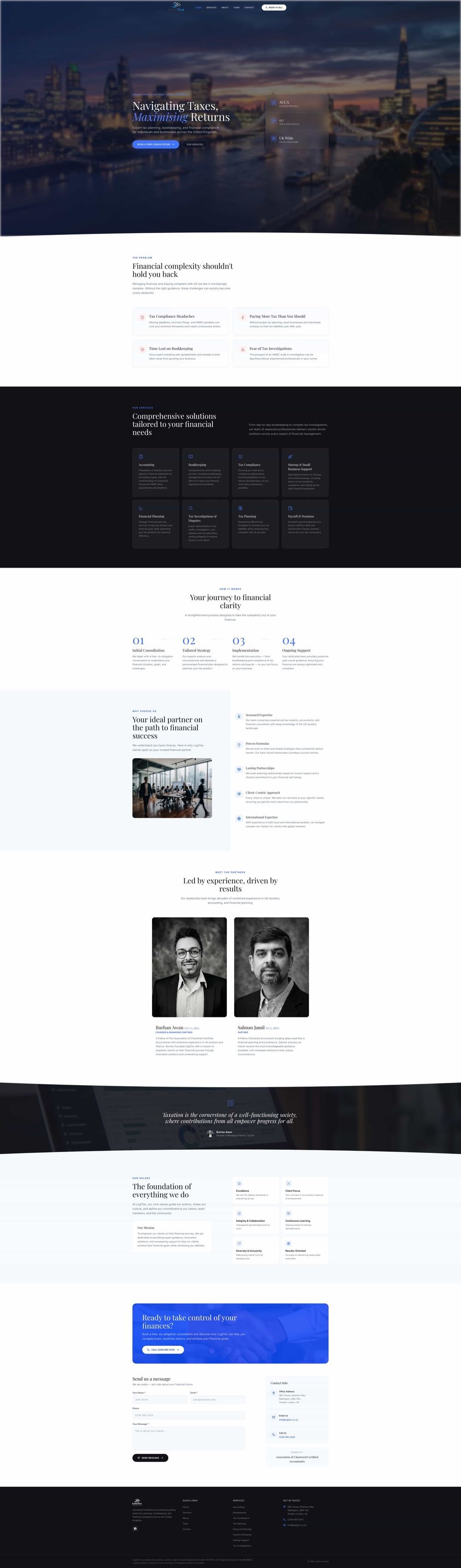 Logitax redesigned website
