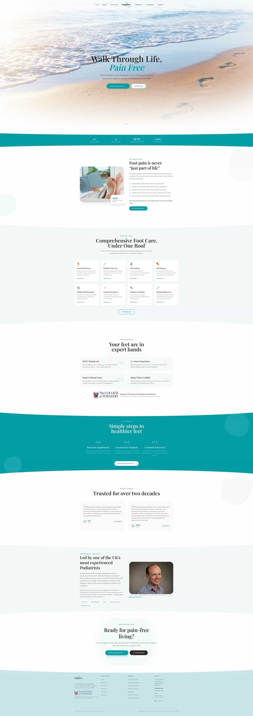 R. Handford & Co. redesigned website