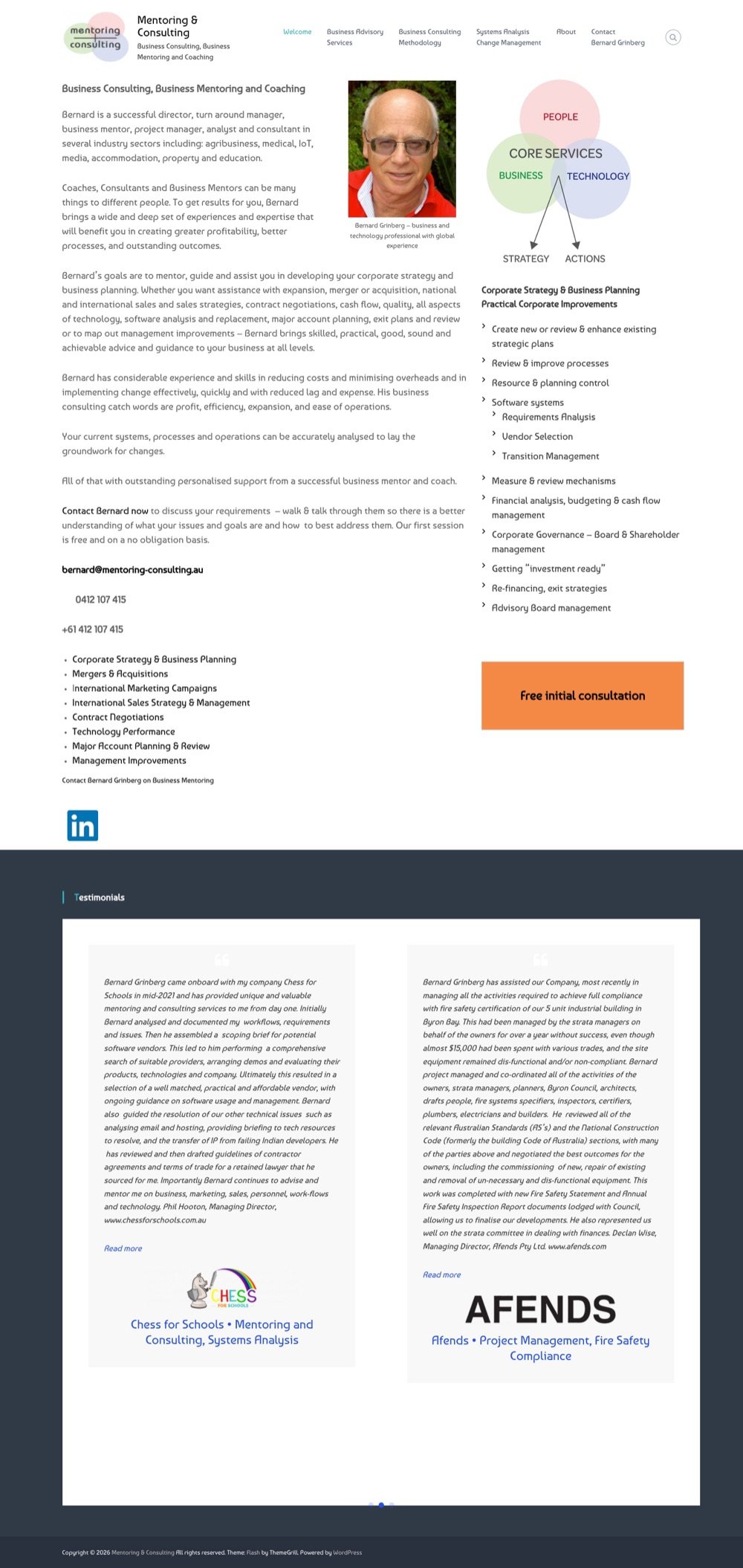 Mentoring & Consulting old website