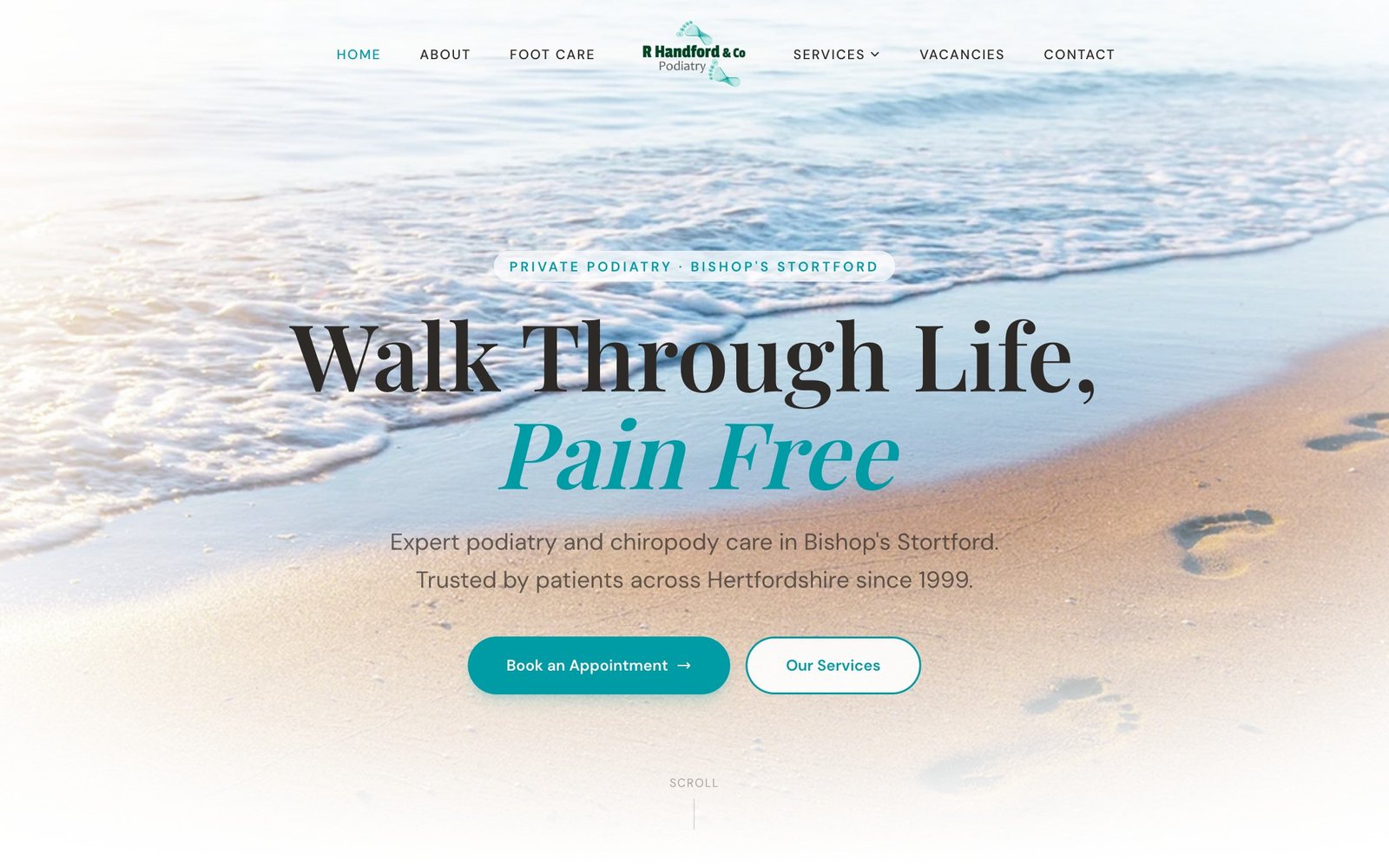 R. Handford & Co. website preview